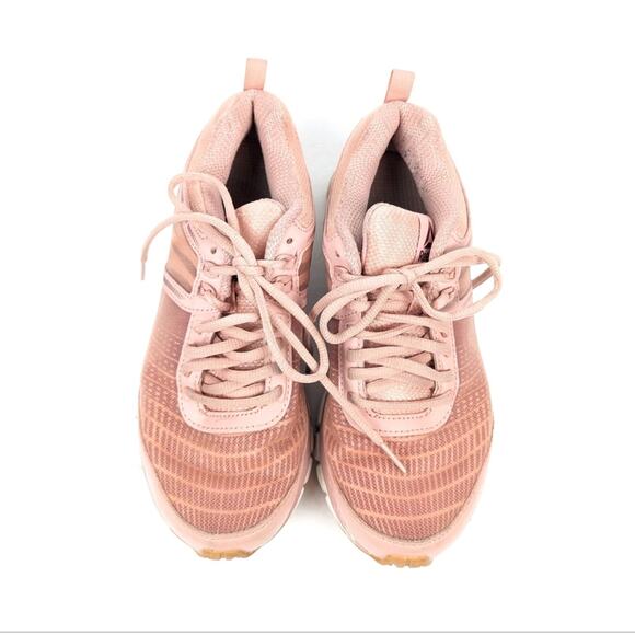 Reebok Light Pink Fit Frame Lace Up Athletic Running Sneakers Size 7.5 - Picture 4 of 8